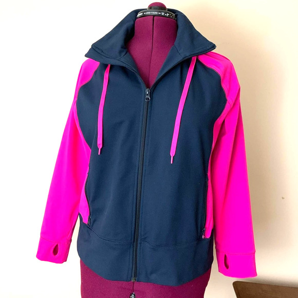 Lands' End Jackets & Coats New Lands End Athletic Zip Hoodie Jacket